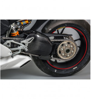Protector de Carbono Ducati Panigale V4 2018 - Basculante lado izquierdo + Chain Guard