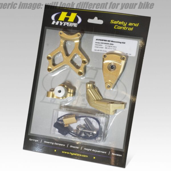 Kit montaje amortiguador de dirección Hyperpro para