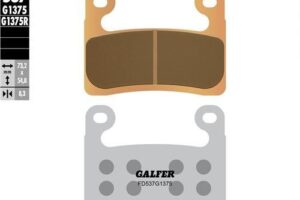 Pastillas de freno delantero Galfer FD537G1375