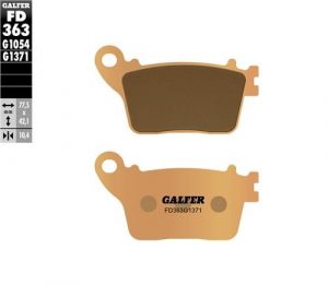 Pastillas de freno trasero Galfer FD363G1371