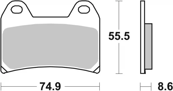 Pastillas de freno Brembo Tipo 07BB19SA