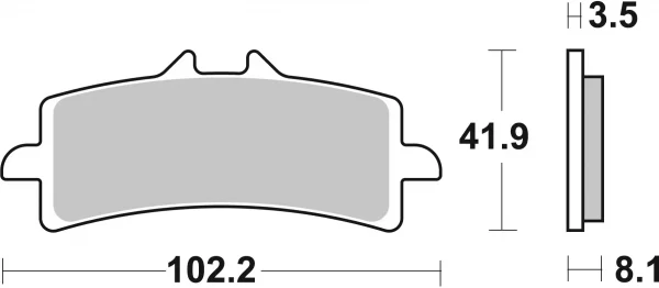 Pastillas de freno Brembo Tipo 07BB37RC