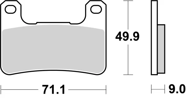 Pastillas de freno Brembo Tipo 07SU27RC