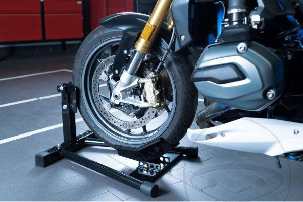 Soporte de rueda con balancín para moto de JMP