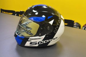 Casco Scorpion EXO-410 Air Azul - Outlet