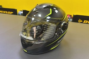 Casco Scorpion Exo-490 Vision Negro / Verde