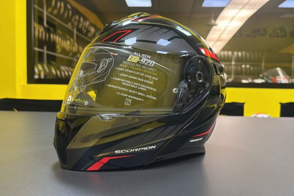 Casco Scorpion EXO-920 Negro/Rojo - Outlet