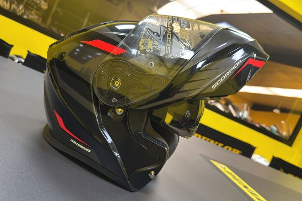 Casco Scorpion EXO-920 Negro/Rojo - Outlet