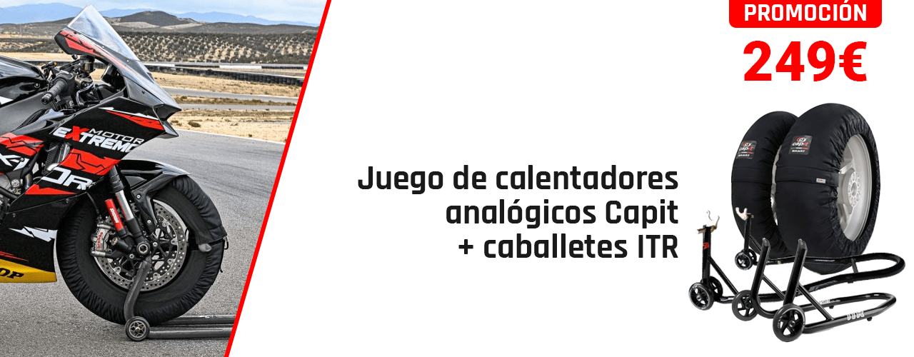 Promoción juego de calentadores analógicos Capit + caballetes ITR