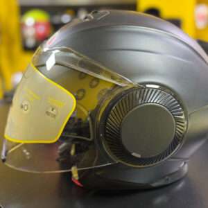 Casco jet AGV ORBYT E2205 Solid - Matt Black - OUTLET