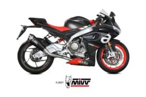 Sistema completo MIVV Delta Race Carbono para Aprilia RS 660 2020-2024