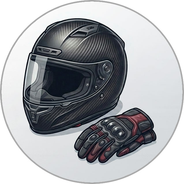 Accesorios piloto de motos