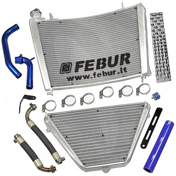 Radiador de agua y aceite Febur Racing - Yamaha R1 2015-2020