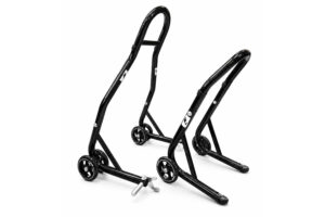 Juego de caballetes delantero y trasero ITR para motos
